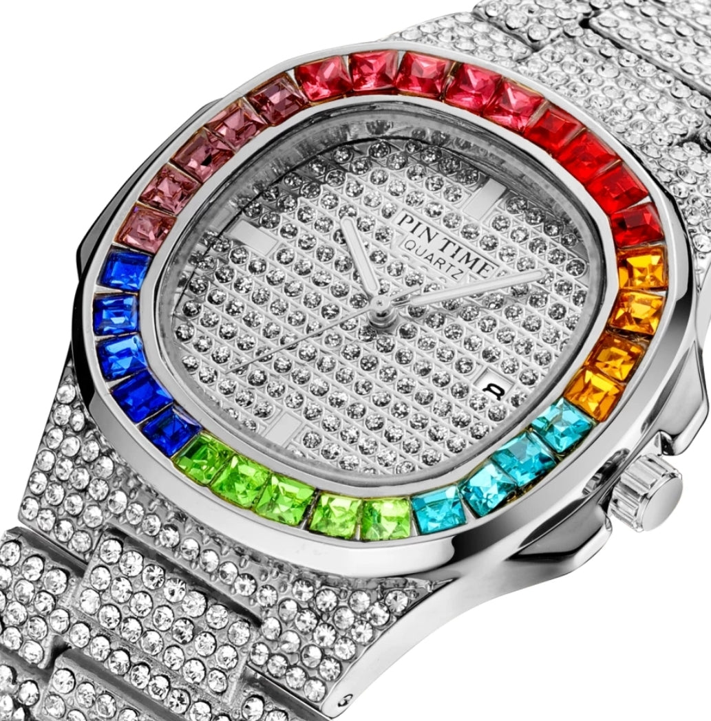 RELOJ BRILLANTE PIEDRAS