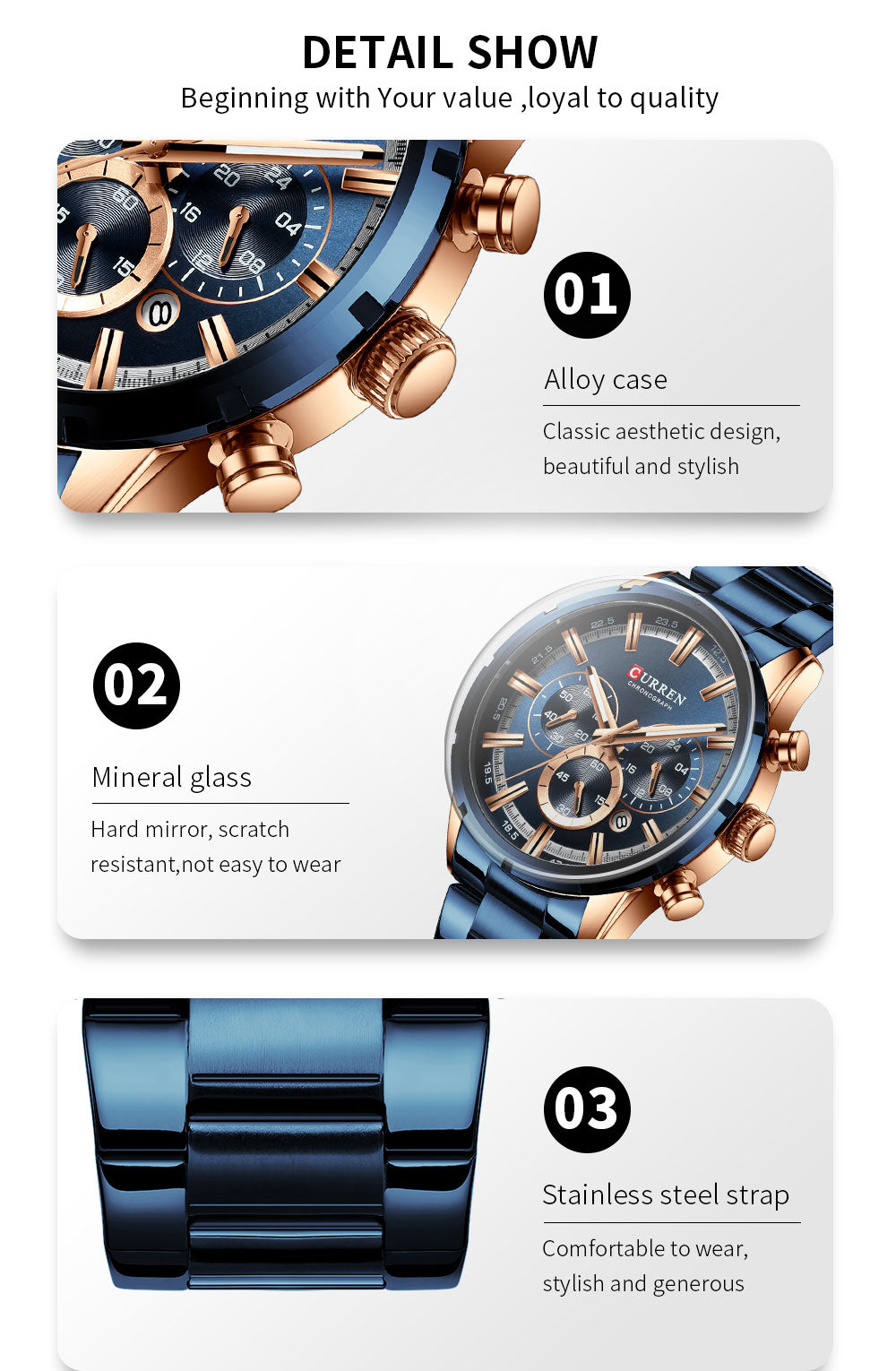 CURREN CRONOS WATCH