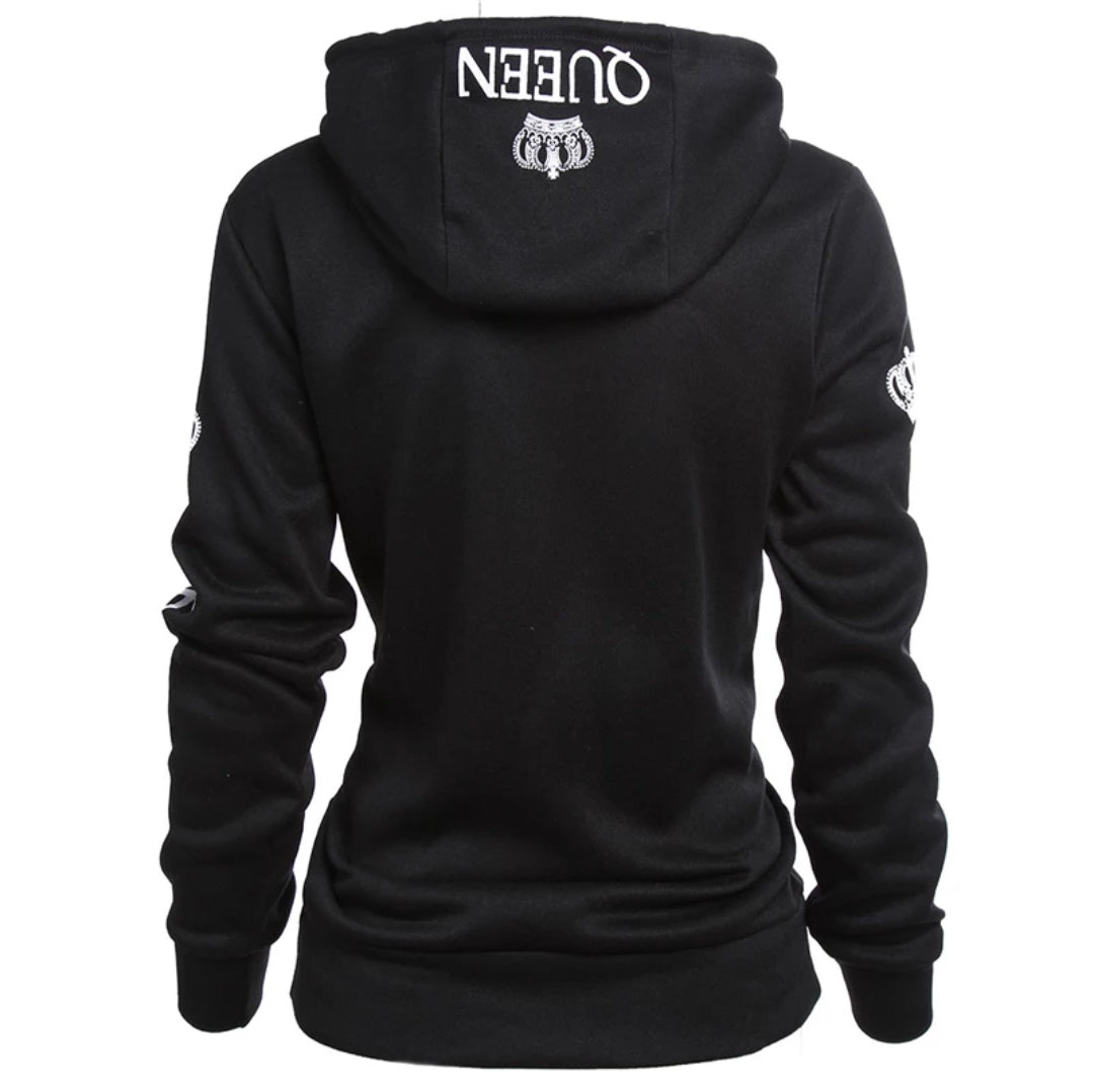 KING QUEEN BLACK SWEATSHIRT