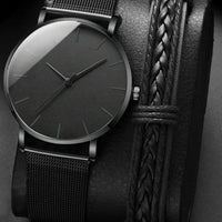 PACK RELOJ Y PULSERA HOMBRE