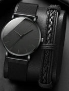 PACK RELOJ Y PULSERA HOMBRE