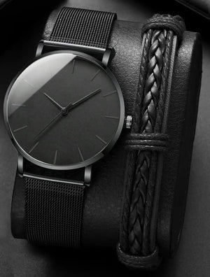 PACK RELOJ Y PULSERA HOMBRE