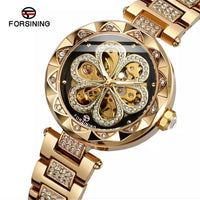 RELOJ AUTOMATICO FLOR BRILLANTE