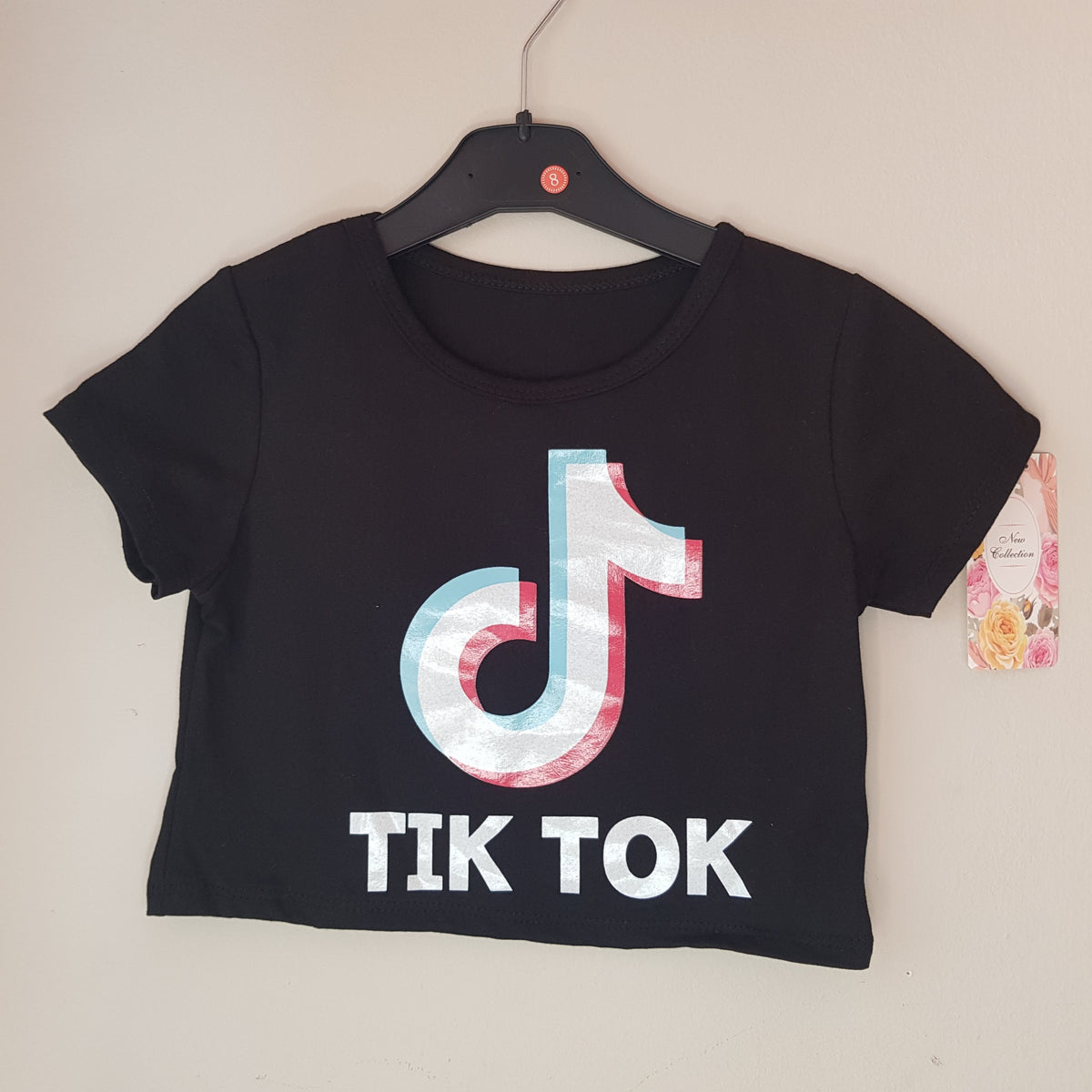 BLUSA TOP TIK TOK COLOR NEGRO