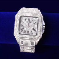 RELOJ BRILLANTE CUADRADO