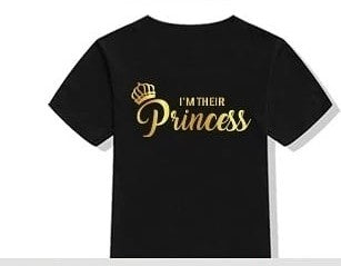 CAMISETAS KING & QUEEN & PRINCESS & PRINCE