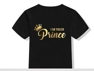 CAMISETAS KING & QUEEN & PRINCESS & PRINCE