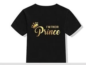 CAMISETAS KING & QUEEN & PRINCESS & PRINCE