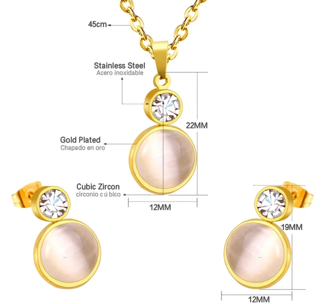 SET 2 CIRCULAR BRILLANTE MUJER