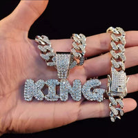 COLGANTE KING BRILLANTES LETRAS G