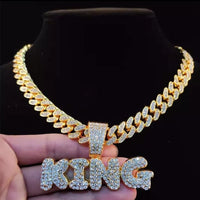 COLGANTE KING BRILLANTES LETRAS G