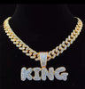 COLGANTE KING BRILLANTES LETRAS G