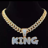 COLGANTE KING BRILLANTES LETRAS G