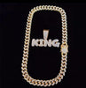 COLGANTE KING BRILLANTES LETRAS G