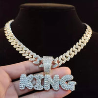 COLGANTE KING BRILLANTES LETRAS G