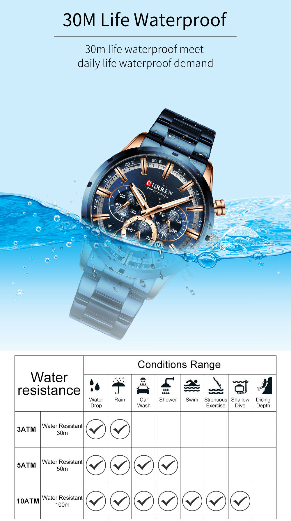 CURREN CRONOS WATCH