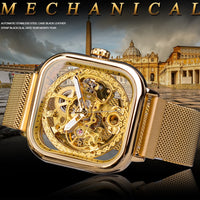 RELOJ MECANICO AUTOMATICO FORSINING CUADRADO