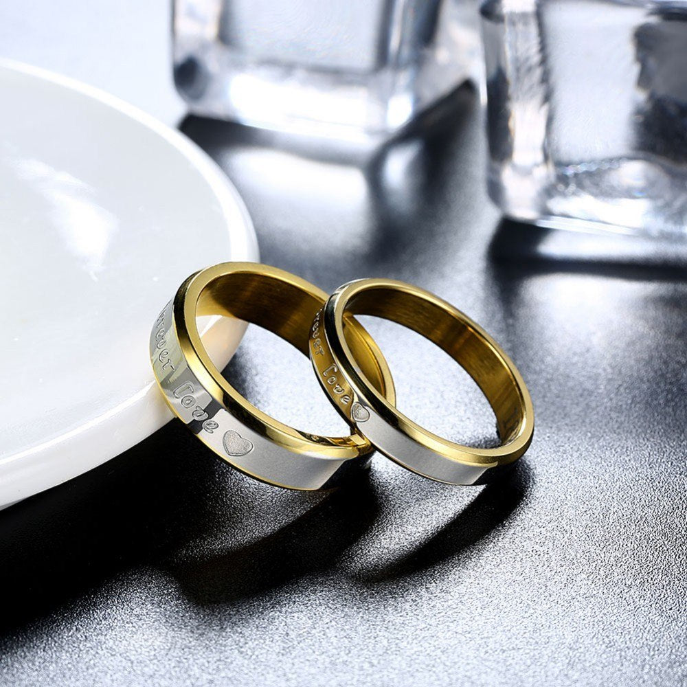 ANILLOS DE PAREJA FOREVER LOVE (FL)