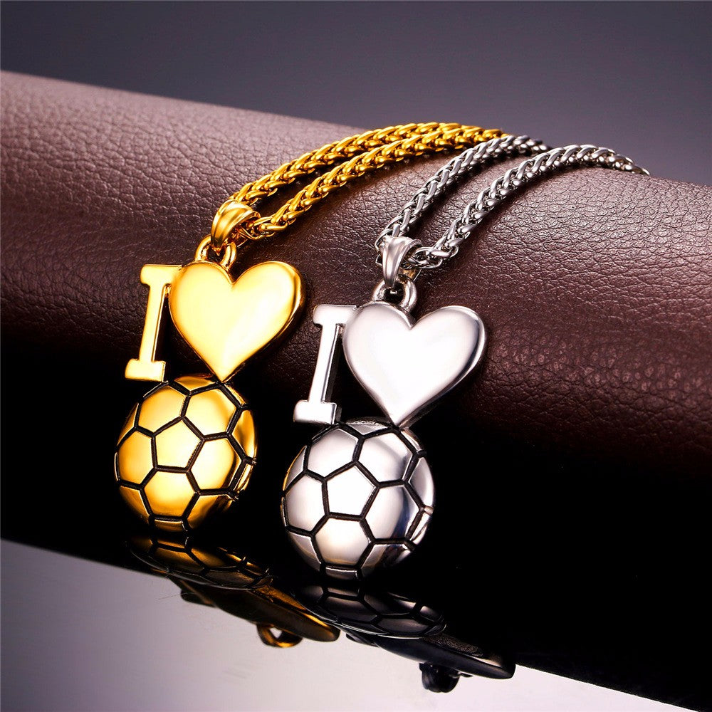 PENDANT I ❤ FOOTBALL