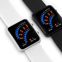 RELOJ MULTICOLOR LED