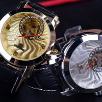 RELOJ AUTOMATICO MECANICO FORSINING BRILLANTE