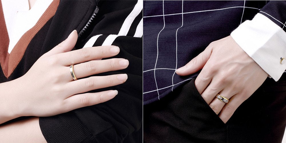 ANILLOS DE PAREJA FOREVER LOVE (FL)
