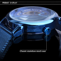 RELOJ AUTOMATICO AZUL