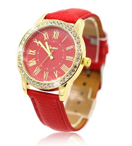 RELOJ RINHESTONE GENEVA BRILLANTES REF. 001