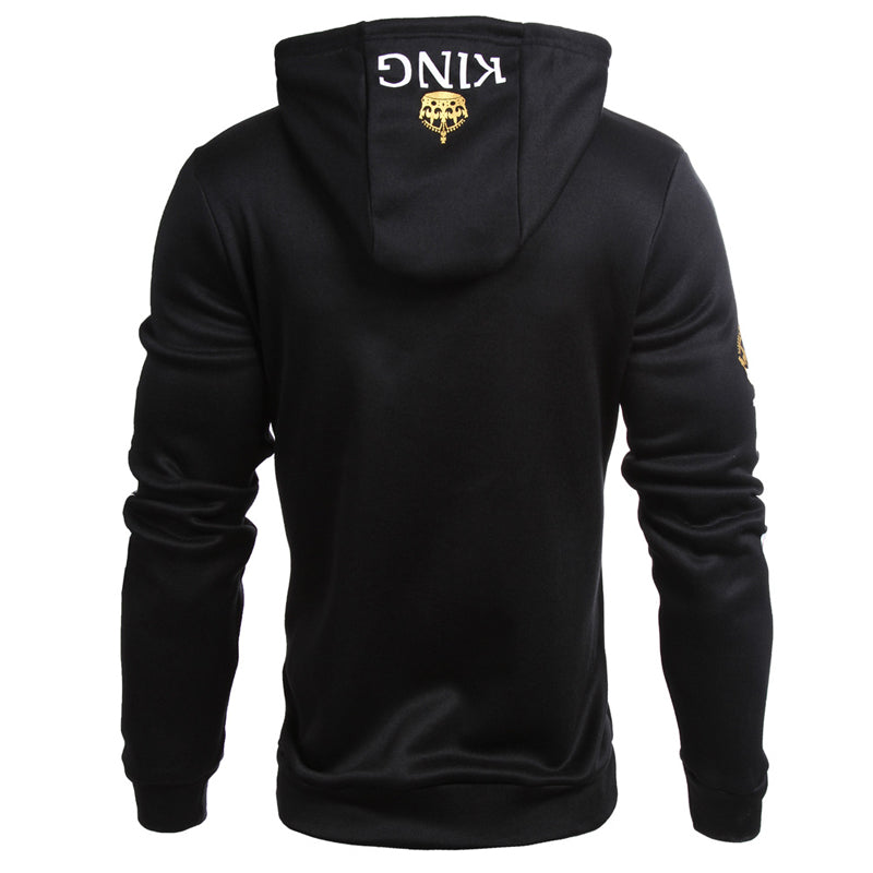 KING QUEEN BLACK SWEATSHIRT