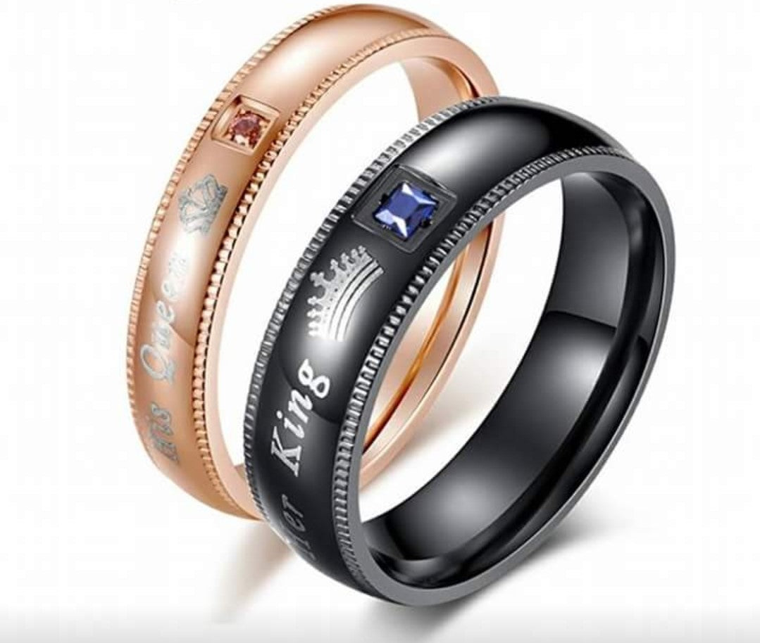KING / QUEEN COUPLE RINGS (K / Q)
