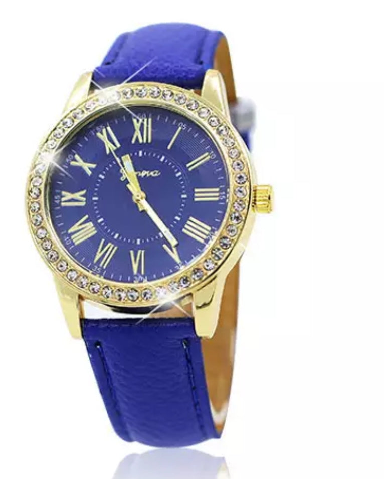 RELOJ RINHESTONE GENEVA BRILLANTES REF. 001