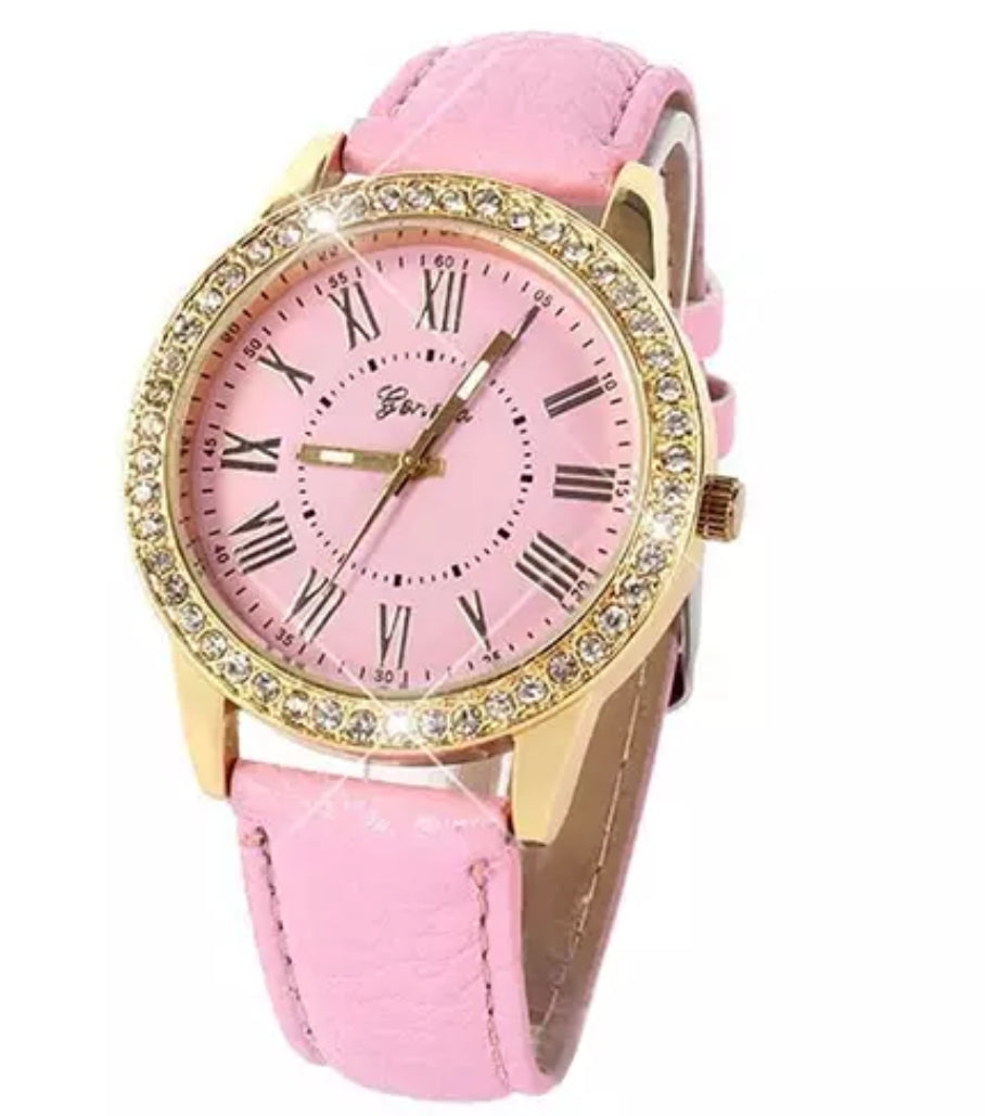 RELOJ RINHESTONE GENEVA BRILLANTES REF. 001