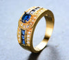 ANILLO ZIRCONIA AZUL