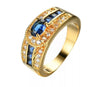 ANILLO ZIRCONIA AZUL