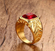 ANILLO PIEDRA ROJA