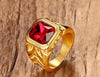 ANILLO PIEDRA ROJA