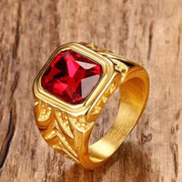 ANILLO PIEDRA ROJA