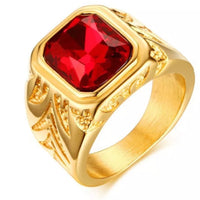 ANILLO PIEDRA ROJA