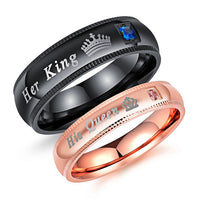 KING / QUEEN COUPLE RINGS (K / Q)
