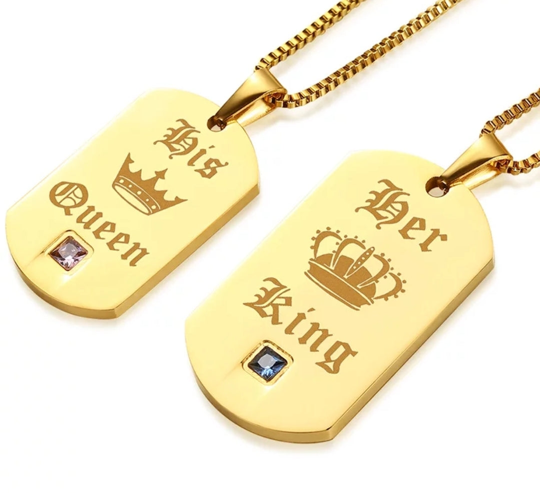 COLGANTE KING QUEEN PLACAS