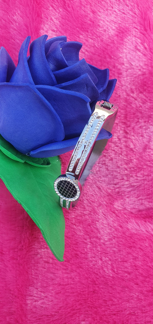 PULSERA RED PLATEADA