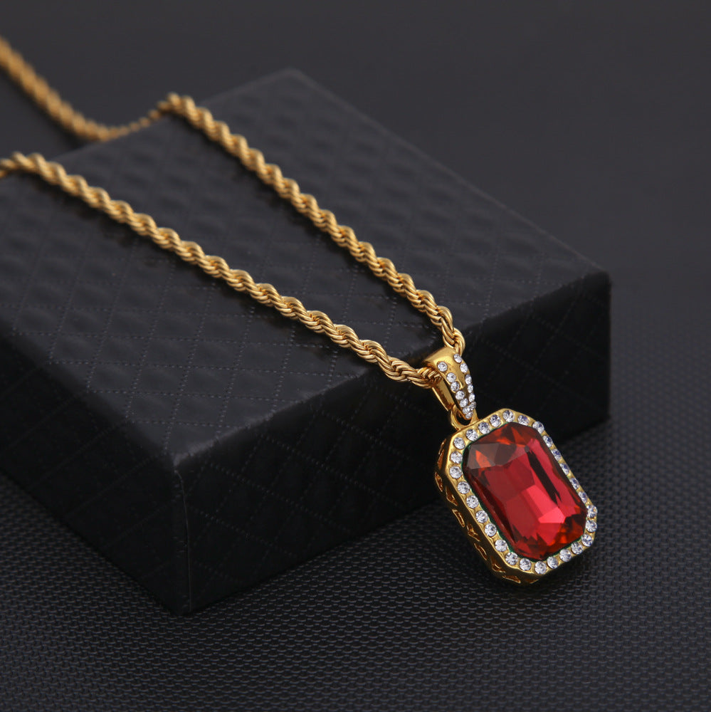 RED STONE FULL CUBAN SET