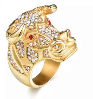 ANILLO TORO DORADO O NEGRO