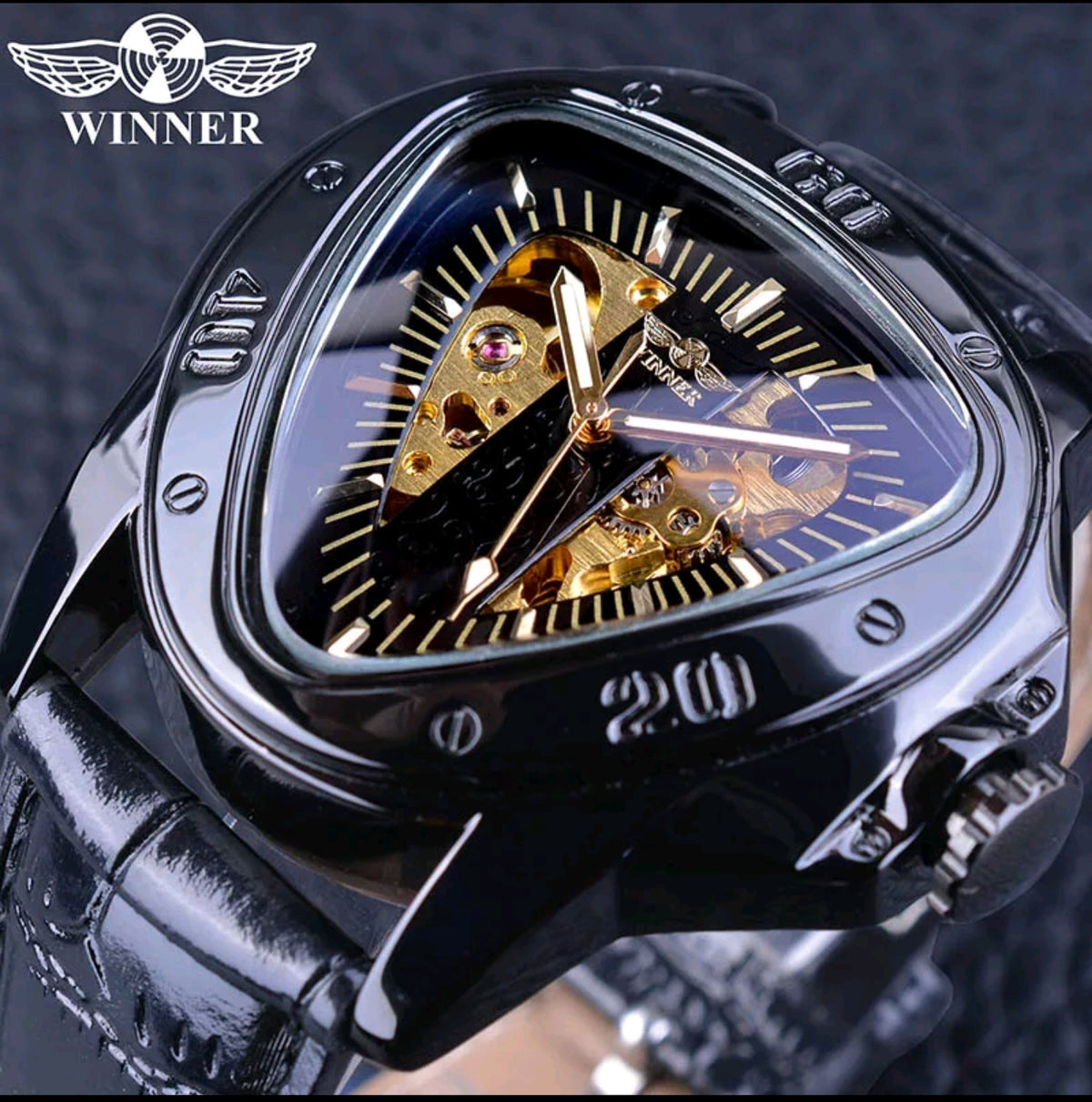 RELOJ WINNER AUTOMÁTICO TRIANGULAR