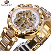 BRILLIANT FLOWER AUTOMATIC WATCH