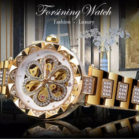 BRILLIANT FLOWER AUTOMATIC WATCH