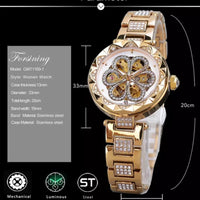 BRILLIANT FLOWER AUTOMATIC WATCH