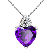 SUPERIOR ZIRCONIA HEART PENDANT
