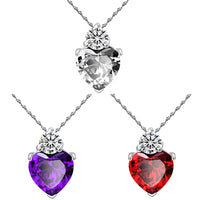 SUPERIOR ZIRCONIA HEART PENDANT