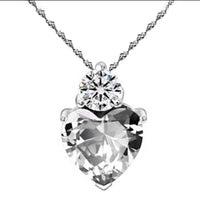 SUPERIOR ZIRCONIA HEART PENDANT
